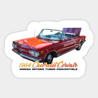 1964 Chevrolet Corvair Monza Spyder Turbo Convertible Sticker